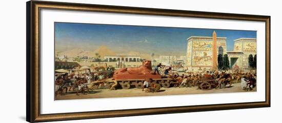 Israel in Egypt, 1867-Edward John Poynter-Framed Giclee Print