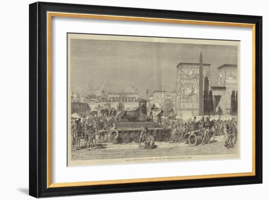 Israel in Egypt, from the Last Exhibition of the Royal Academy-Sir Edward John Poynter-Framed Giclee Print