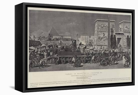 Israel in Egypt-Sir Edward John Poynter-Framed Premier Image Canvas