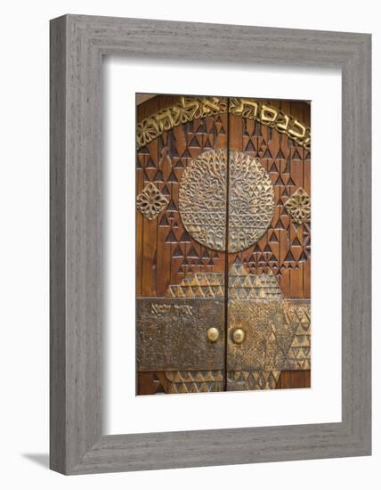 Israel, Jerusalem, Jewish Quarter, Synagogue door-Jane Sweeney-Framed Photographic Print