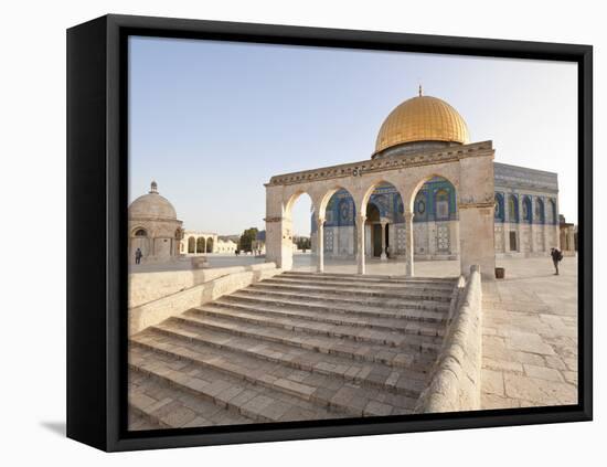 Israel, Jerusalem, Temple Mount, Dome of the Rock-Gavin Hellier-Framed Premier Image Canvas