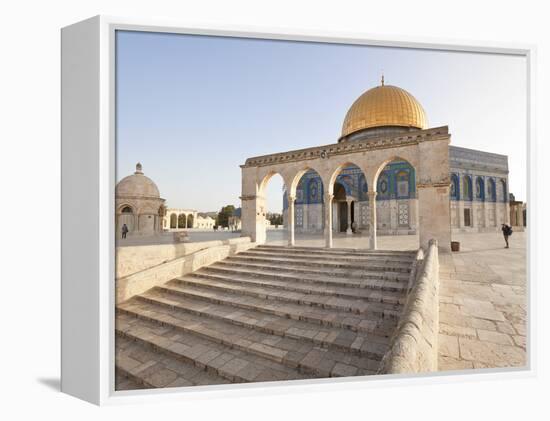 Israel, Jerusalem, Temple Mount, Dome of the Rock-Gavin Hellier-Framed Premier Image Canvas