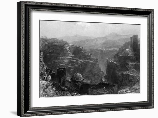 Israel Mar Saba-Thomas Allom-Framed Art Print