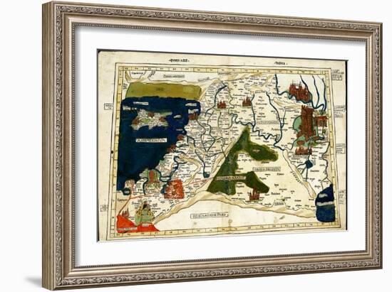 Israel, Palestine-Ptolemy-Framed Art Print