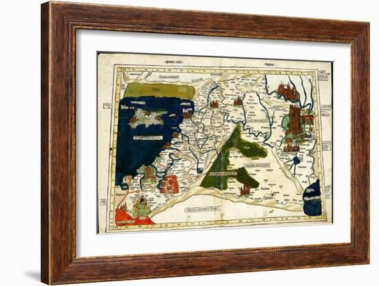 Israel, Palestine-Ptolemy-Framed Art Print