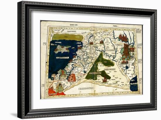 Israel, Palestine-Ptolemy-Framed Art Print