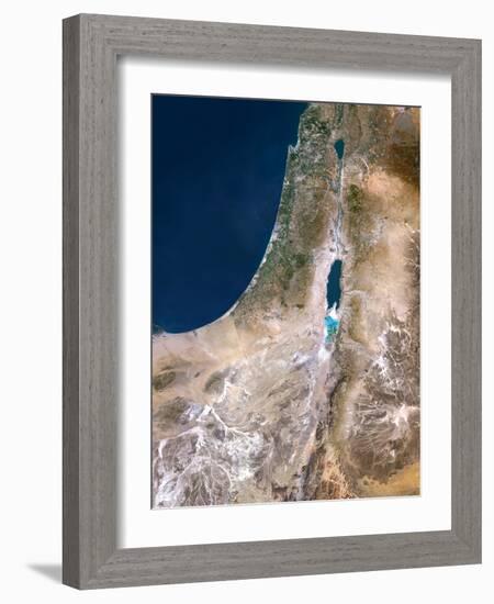 Israel, Satellite Image-PLANETOBSERVER-Framed Photographic Print