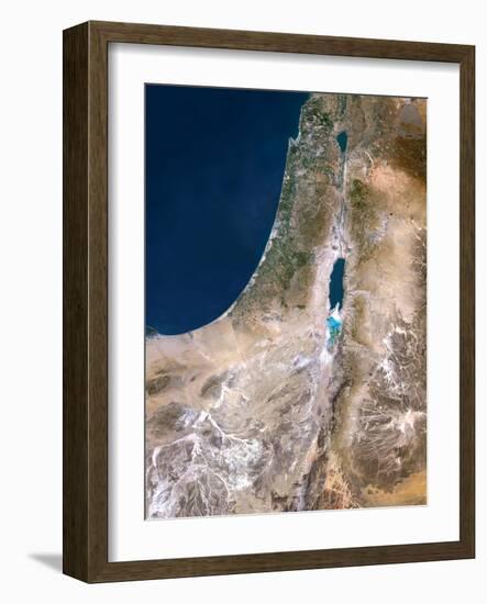 Israel, Satellite Image-PLANETOBSERVER-Framed Photographic Print