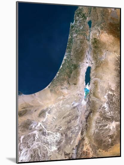 Israel, Satellite Image-PLANETOBSERVER-Mounted Photographic Print