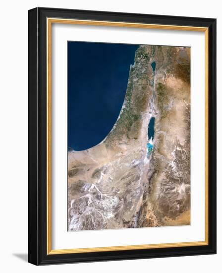 Israel, Satellite Image-PLANETOBSERVER-Framed Photographic Print