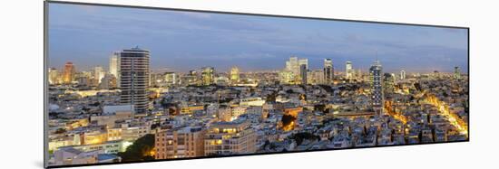 Israel, Tel Aviv, Elevated City View Towards the Commercial and Business Centre-Gavin Hellier-Mounted Photographic Print