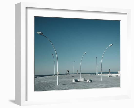 Israel, Tel Aviv, Old Port, Namal, Renovated Port Now Home to Shops and Cafes, Boardwalk-Walter Bibikow-Framed Photographic Print