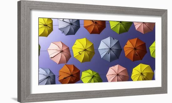 Israel Umbrellas-Art Wolfe-Framed Photographic Print