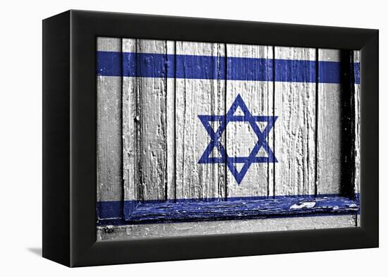 Israelie Flag-budastock-Framed Stretched Canvas