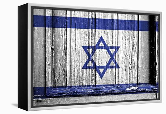 Israelie Flag-budastock-Framed Stretched Canvas