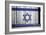 Israelie Flag-budastock-Framed Premium Giclee Print