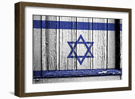 Israelie Flag-budastock-Framed Premium Giclee Print