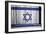 Israelie Flag-budastock-Framed Art Print