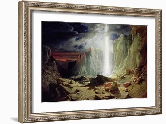 Israelites Passing Through the Wilderness-William West-Framed Giclee Print