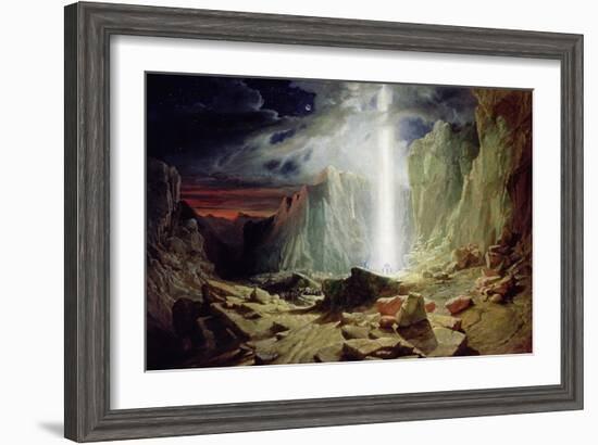 Israelites Passing Through the Wilderness-William West-Framed Giclee Print