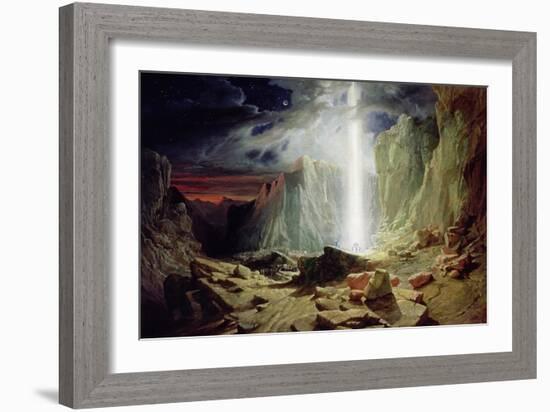 Israelites Passing Through the Wilderness-William West-Framed Giclee Print