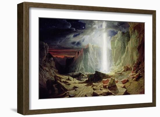 Israelites Passing Through the Wilderness-William West-Framed Giclee Print