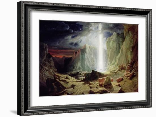 Israelites Passing Through the Wilderness-William West-Framed Giclee Print