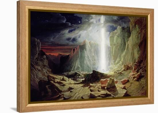 Israelites Passing Through the Wilderness-William West-Framed Premier Image Canvas