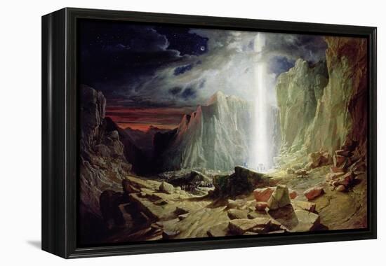 Israelites Passing Through the Wilderness-William West-Framed Premier Image Canvas