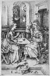 Couple Playing Cards C.1500-Israhel van Meckenem the younger-Giclee Print
