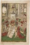 High Priest Refusing Joachim's Offering, C. 1490-1500-Israhel van Meckenem the younger-Framed Giclee Print