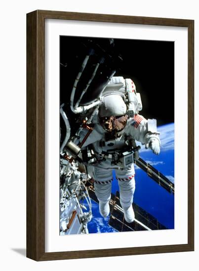 ISS Astronaut-null-Framed Photographic Print