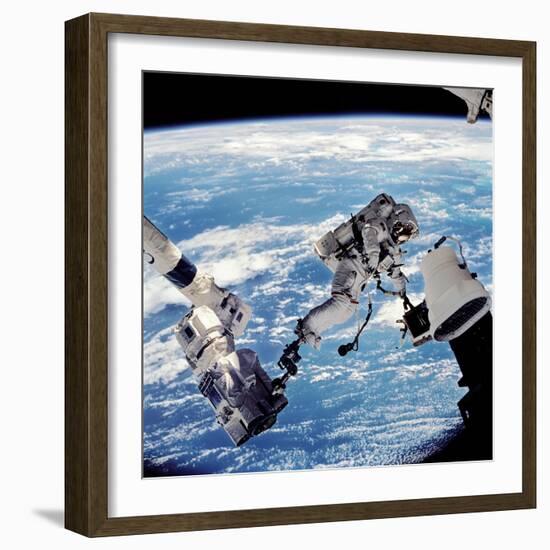 ISS Space Walk-null-Framed Premium Photographic Print