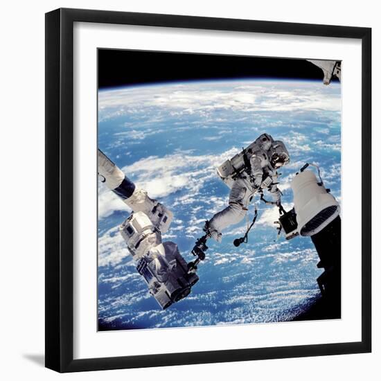 ISS Space Walk-null-Framed Premium Photographic Print