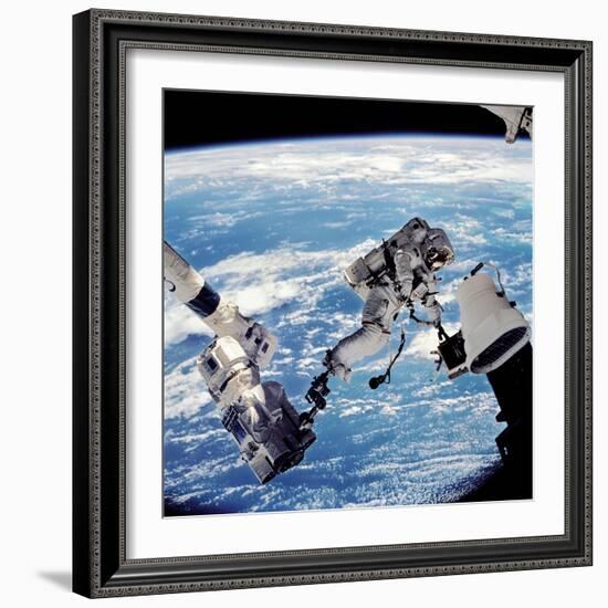 ISS Space Walk-null-Framed Premium Photographic Print