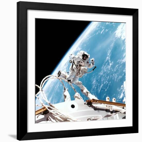 ISS Space Walk-null-Framed Photographic Print