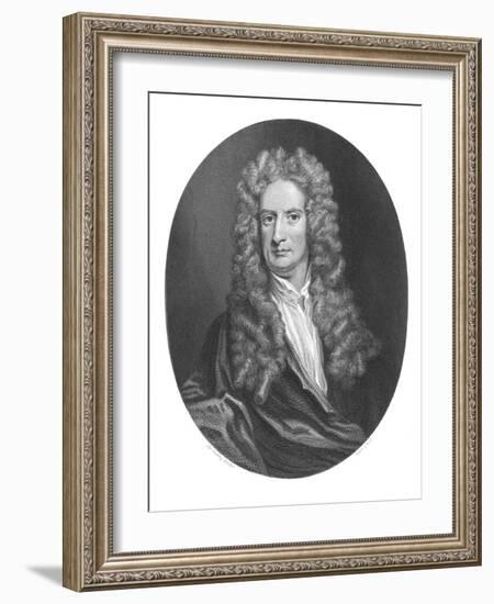 Issac Newton, English Physicist-Middle Temple Library-Framed Photographic Print