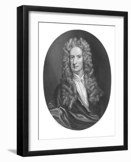 Issac Newton, English Physicist-Middle Temple Library-Framed Photographic Print