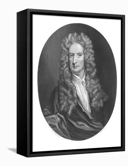 Issac Newton, English Physicist-Middle Temple Library-Framed Premier Image Canvas