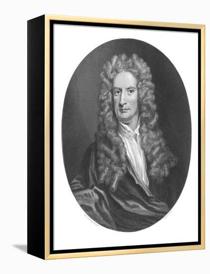Issac Newton, English Physicist-Middle Temple Library-Framed Premier Image Canvas