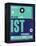 IST Istanbul Luggage Tag 1-NaxArt-Framed Stretched Canvas