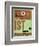 IST Istanbul Luggage Tag 2-NaxArt-Framed Art Print