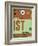 IST Istanbul Luggage Tag 2-NaxArt-Framed Art Print