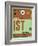 IST Istanbul Luggage Tag 2-NaxArt-Framed Art Print