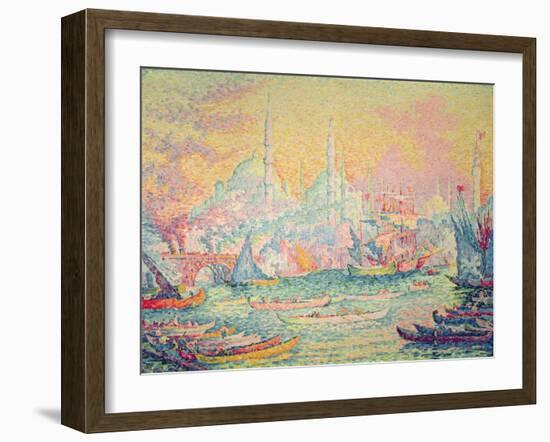 Istanbul, 1907-Paul Signac-Framed Giclee Print