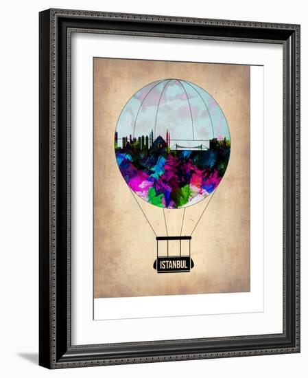 Istanbul Air Balloon-NaxArt-Framed Art Print