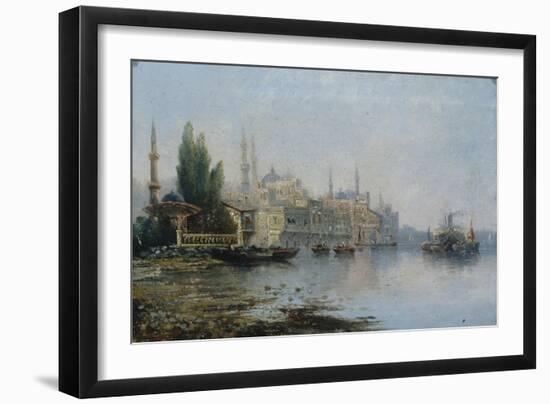 Istanbul as Seen from the Bosphorus, Second Half of the 19th C-null-Framed Giclee Print