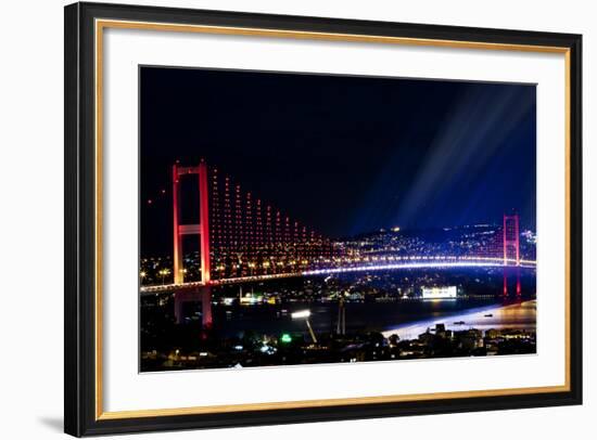 Istanbul Bosphorus Bridge-turgaygundogdu-Framed Photographic Print