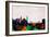 Istanbul City Skyline-NaxArt-Framed Art Print