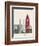 Istanbul Skyline Poster-paulrommer-Framed Art Print